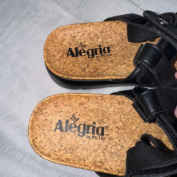 Women's Alegria Henna Black Size EU 39/ US 9 - Picture 9 of 11